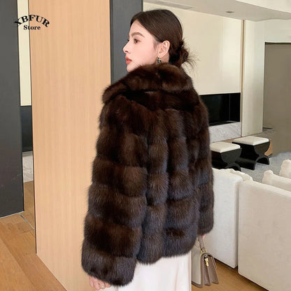 2024 Winter Outerwears Fashion Faux Fur Coat Long Fur Coat Women Thick Warm Outerwear Furs Women Fluffy Faux Fur Jacket Female