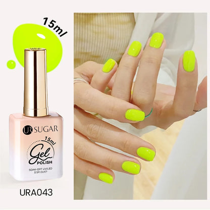 UR SUGAR 15ml Cafe Brown Series Color Gel  Autumn Colors Gel Varnishes All For Nails Soak Off UV LED Semi Permanent Nail Art