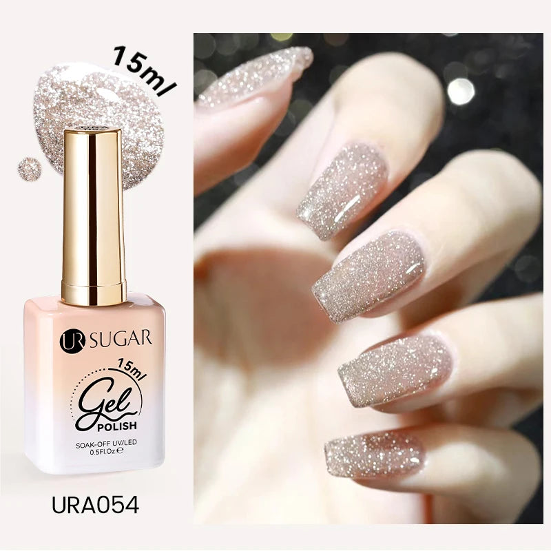 UR SUGAR 15ml Cafe Brown Series Color Gel  Autumn Colors Gel Varnishes All For Nails Soak Off UV LED Semi Permanent Nail Art