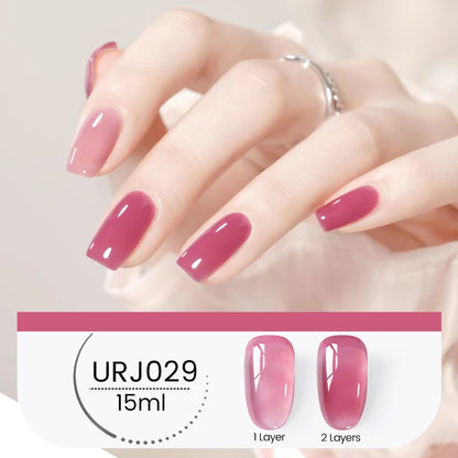 UR SUGAR 15ml Cafe Brown Series Color Gel  Autumn Colors Gel Varnishes All For Nails Soak Off UV LED Semi Permanent Nail Art