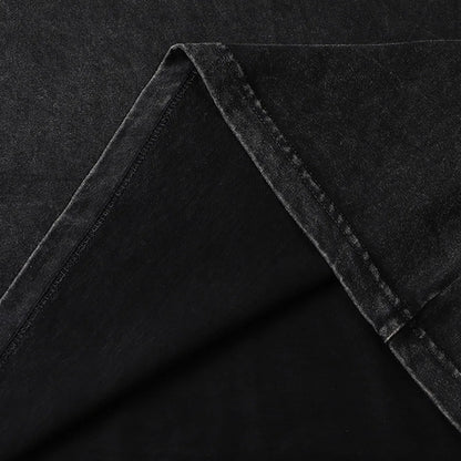 Men's Washed Vintage T-Shirts Street Hip Hop Retro Punk Gothic T-Shirts Harajuku Casual Cotton Short Sleeve T-Shirts