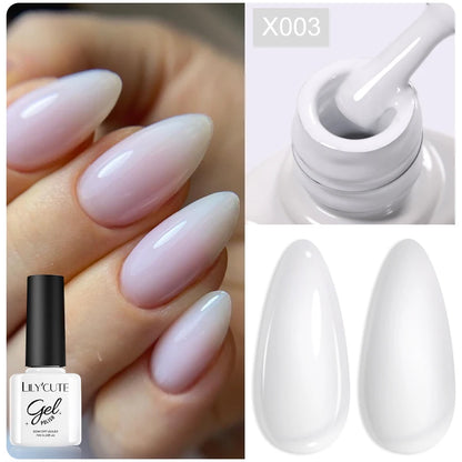 LILYCUTE 7ml Autumn Red Brown Gel Nail Polish 125 Colors All For Manicure Semi Permanent Soak Off Base Top Coat Nail Art Varnish