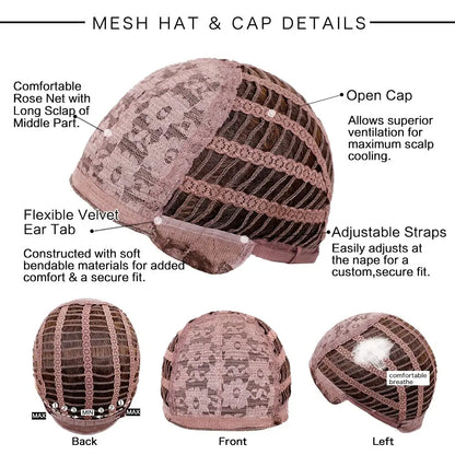 Straight Black Bob Synthetic Wig with Bangs Medium Long Cosplay Layered Wigs for Woman Natural Hair Daily Wig Heat Resistant