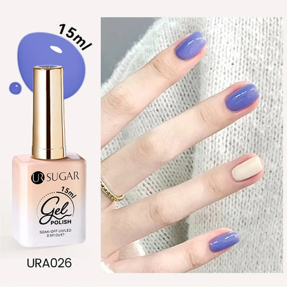 UR SUGAR 15ml Cafe Brown Series Color Gel  Autumn Colors Gel Varnishes All For Nails Soak Off UV LED Semi Permanent Nail Art