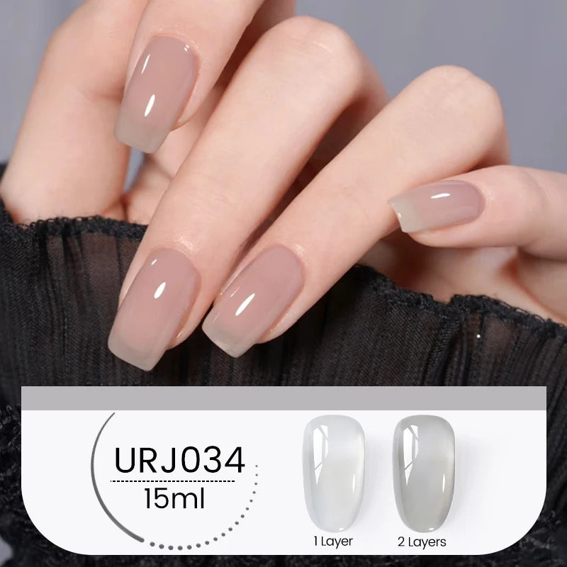 UR SUGAR 15ml Cafe Brown Series Color Gel  Autumn Colors Gel Varnishes All For Nails Soak Off UV LED Semi Permanent Nail Art