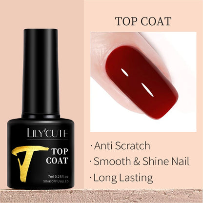 LILYCUTE 7ML Gel Nail Polish Brown Earth Coffee Color Series Semi Permanent UV Gel Chocolate Autumn Winter Nail Art Gel Varnish