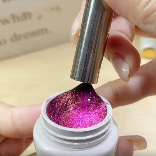 15cm Big Cylinder Double-head Magnet Stick For Nail Gel Polish Cat Eye Design 9D Gradient Ombre Effect Nail Art Manicure Tools