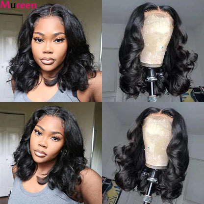 Body Wave Wear And Go Glueless Bob Wigs For Women Ready To Go Human Hair Wigs 4x4 Lace Closure Wig Human Hair Natural Wavy