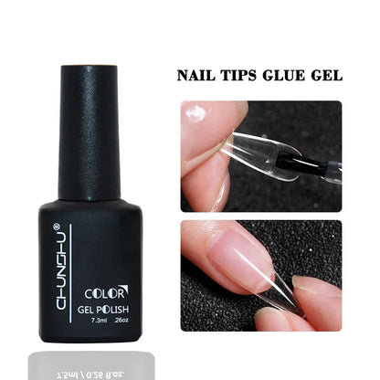 7ml Nail Glue Gel For Falses Tips Nail Art Decoration Adhesive Tool False French Tips Glue Gel Fast Extension Sticking For Nails