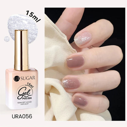 UR SUGAR 15ml Cafe Brown Series Color Gel  Autumn Colors Gel Varnishes All For Nails Soak Off UV LED Semi Permanent Nail Art