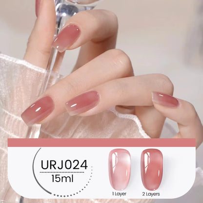 UR SUGAR 15ml Cafe Brown Series Color Gel  Autumn Colors Gel Varnishes All For Nails Soak Off UV LED Semi Permanent Nail Art