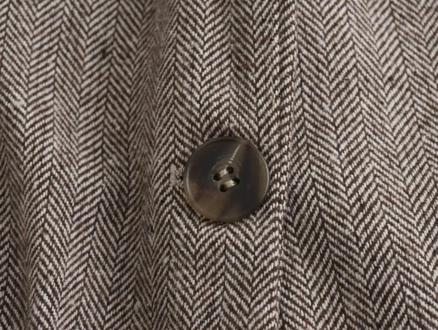 TRAFZA Women Vintage Herringbone Straight-Cut Blazer Lapel Buttons Pockets Blazer New 2024 Fall Winter Fashion Commuter Blazer