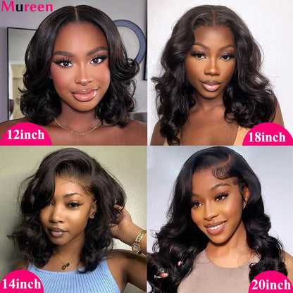 Body Wave Wear And Go Glueless Bob Wigs For Women Ready To Go Human Hair Wigs 4x4 Lace Closure Wig Human Hair Natural Wavy