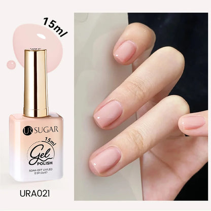 UR SUGAR 15ml Cafe Brown Series Color Gel  Autumn Colors Gel Varnishes All For Nails Soak Off UV LED Semi Permanent Nail Art