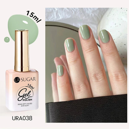 UR SUGAR 15ml Cafe Brown Series Color Gel  Autumn Colors Gel Varnishes All For Nails Soak Off UV LED Semi Permanent Nail Art