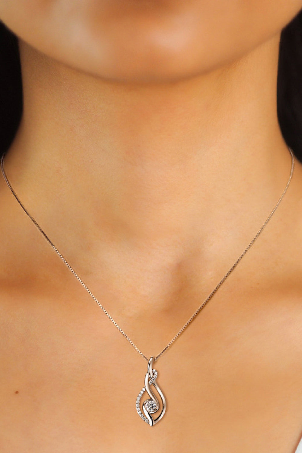 Moissanite 925 Sterling Silver Necklace