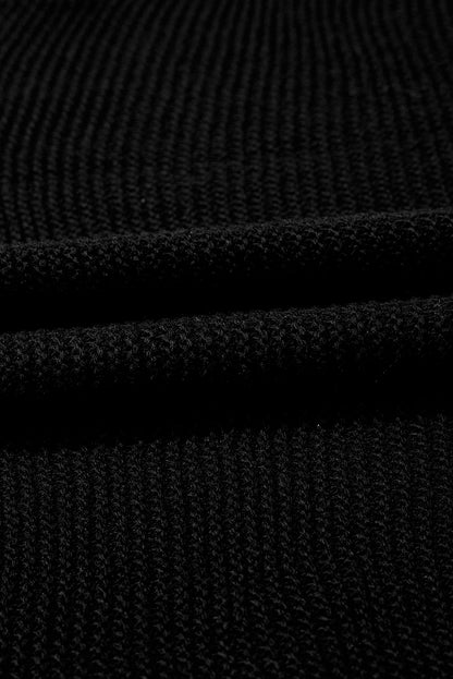 Sachet Pink Solid Color Sweater Tee with Side Slits