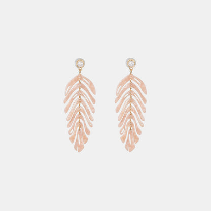 Leaf Shape Dangle Earrings